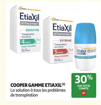 Auchan ETIAXIL Cooper gamme offre