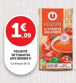 Hyper U Velouté de tomates aux herbes u offre