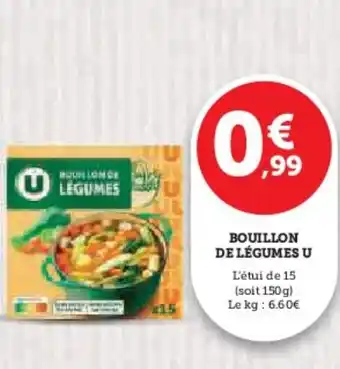 Hyper U Bouillon de légumes u offre