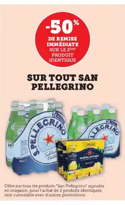 Hyper U SAN PELLEGRINO Sur tout offre