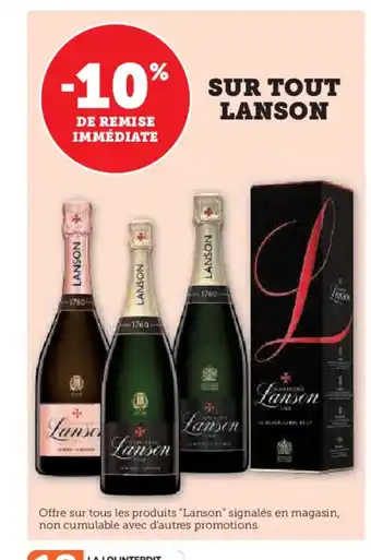 Hyper U LANSON Sur tout offre