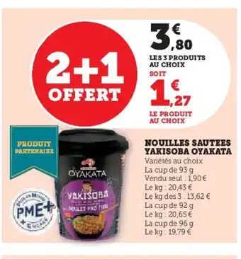 Hyper U YAKISOBA OYAKATA Nouilles sautees offre