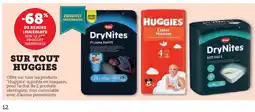 Hyper U HUGGIES Sur tout offre