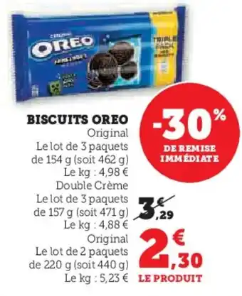 Hyper U OREO Biscuits offre