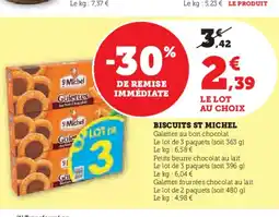 Hyper U ST MICHEL Biscuits offre