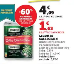 Hyper U CASSEGRAIN Legumes offre