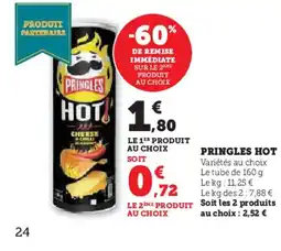 Hyper U PRINGLES Hot offre