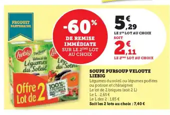 Hyper U LIEBIG Soupe pursoup veloute offre