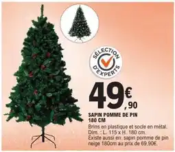 E.Leclerc SAPIN POMME DE PIN 180 CM offre