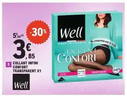 E.Leclerc COLLANT INFINI CONFORT TRANSPARENT X1 offre