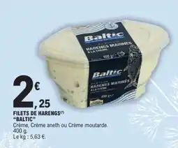 E.Leclerc FILETS DE HARENGS “BALTIC” offre