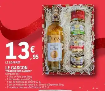 E.Leclerc LE COFFRET LE GASCON PANACHE DES LANDES offre