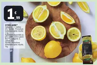 E.Leclerc CITRON JAUNE offre
