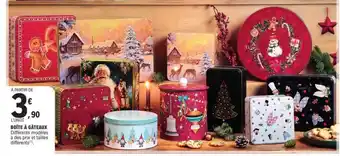 E.Leclerc BOÎTE À GÂTEAUX offre