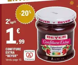 E.Leclerc CONFITURE EXTRA BEYER offre