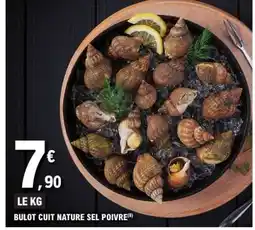 E.Leclerc Bulot Cuit Nature Sel Poivre offre