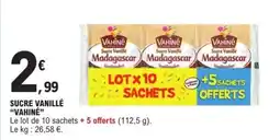 E.Leclerc SUCRE VANILLÉ “VAHINÉ” offre