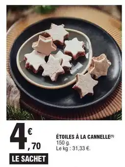 E.Leclerc ÉTOILES À LA CANNELLE offre