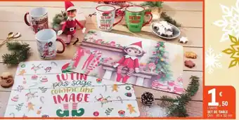 E.Leclerc Set de table offre
