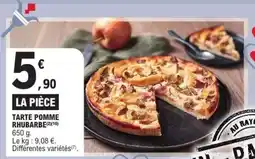 E.Leclerc TARTE POMME RHUBARBE offre