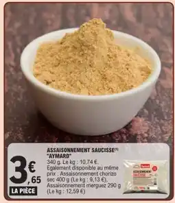 E.Leclerc ASSAISONNEMENT SAUCISSE AYMARD offre