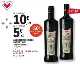 E.Leclerc Amer Fleur de Bière Authentique 'Wolfberger' offre