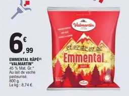 E.Leclerc Emmental Râpé Valmartin offre