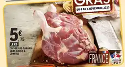 E.Leclerc Cuisses de canard gras crues à confire offre