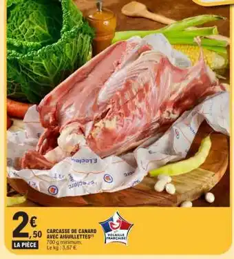 E.Leclerc Carcasse de canard, avec aiguillettes offre