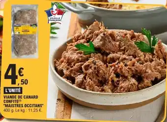 Viande de Canard Confite Maistres Occitans