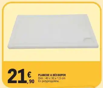 E.Leclerc Planche à découper offre