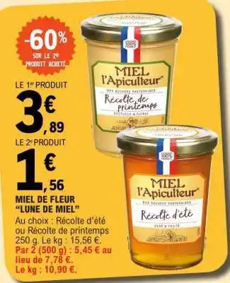 E.Leclerc MIEL de FLEUR “LUNE DE MIEL” offre