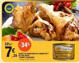 E.Leclerc CONFIT DE MANCHONS DE CANARD IGP DU SUD-OUEST PIERRE LAGUILHON offre
