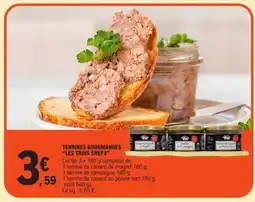 E.Leclerc TERRINES GOURMANDES “LES TROIS CHEFS” offre