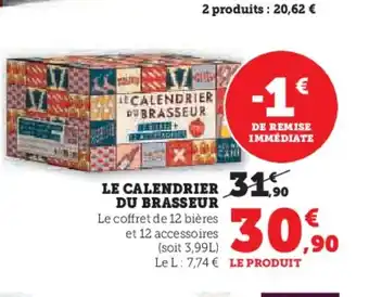Hyper U LE CALENDRIER DUBRASSEUR offre