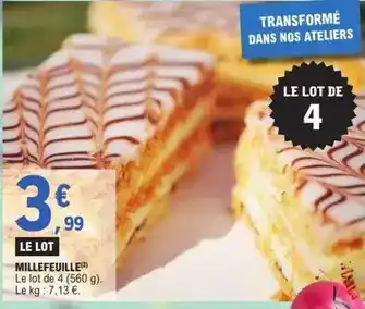 E.Leclerc Millefeuille offre