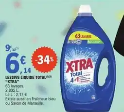 E.Leclerc X-tra - lessive liquide total offre