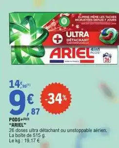 E.Leclerc Ariel - pods offre