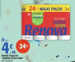 E.Leclerc Renova - papier toilette ultra soin offre