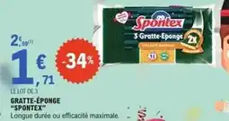 E.Leclerc Spontex - gratte-éponge offre