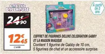 Netto Deluxe - coffret de figurines deluxe celebration gabby et la maison magique offre