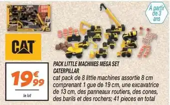 Netto Cat - pack little machines mega set offre