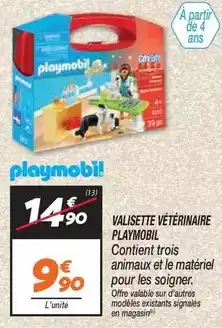 Netto Playmobil - valisette veterinaire offre