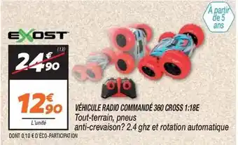 Netto Exost - vehicule radio commandé 360 cross offre