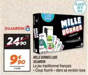 Netto Dujardin - mille bornes luxe offre