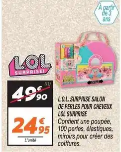 Netto L.o.l. surprise salon de perles pour cheveux lol surprise offre