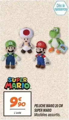 Netto Peluche mario 20 cm super mario offre