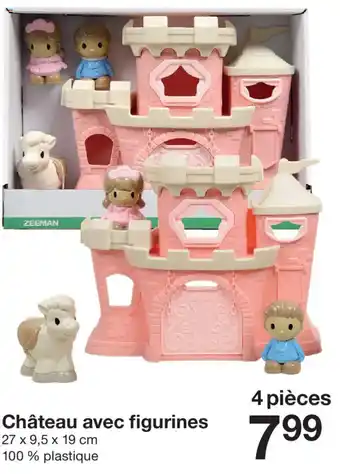 Zeeman Château avec figurines offre