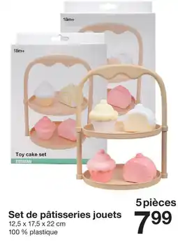 Zeeman Set de pâtisseries jouets offre