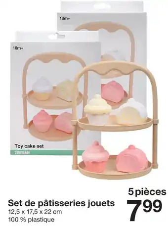 Zeeman Set de pâtisseries jouets offre